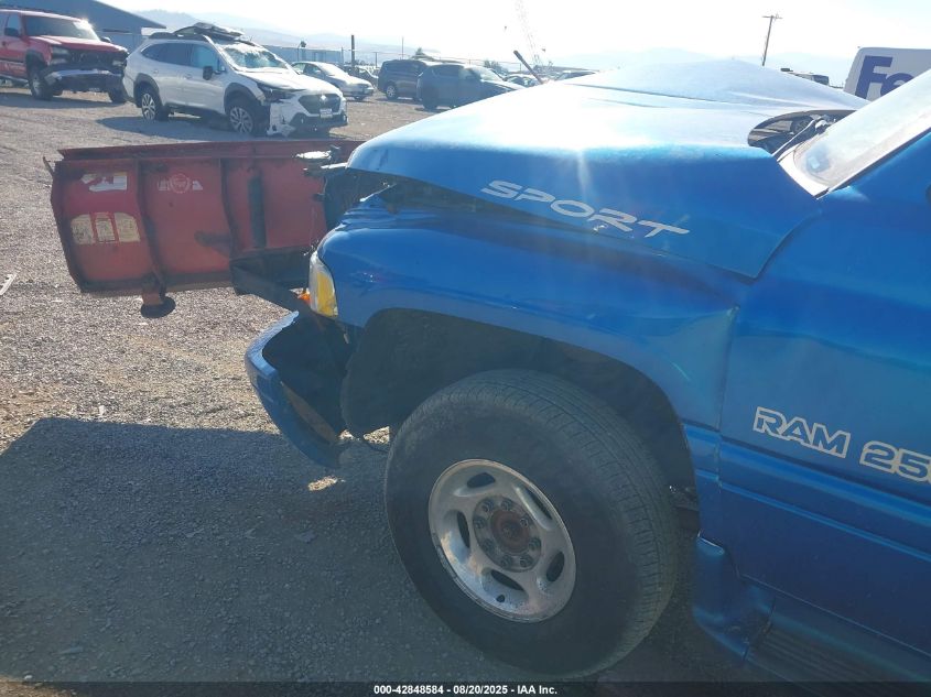 2000 Dodge Ram 2500 St VIN: 1B7KF23W7YJ115638 Lot: 42848584