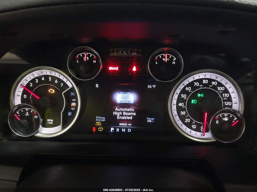 2016 RAM 1500 LARAMIE - 1C6RR7JT3GS378768