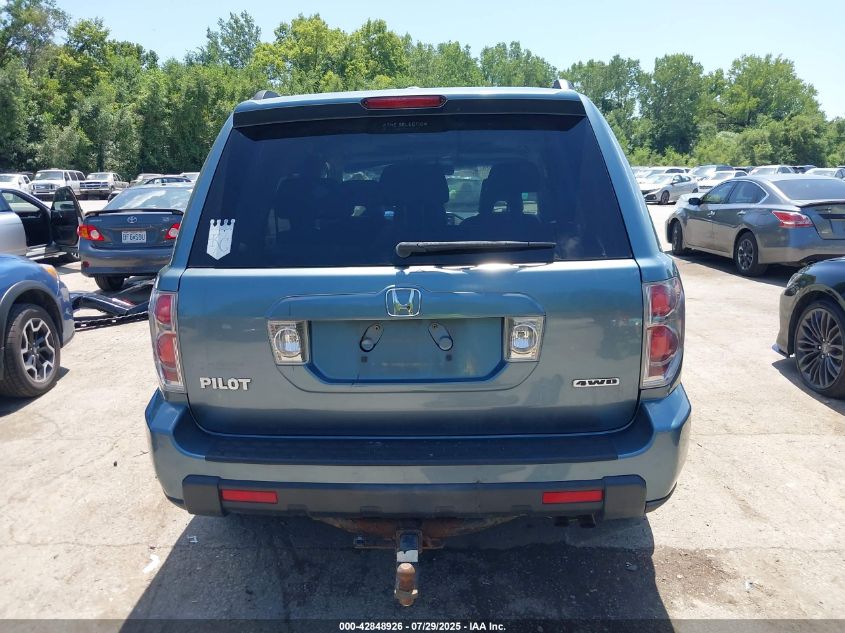 2007 Honda Pilot Ex-L VIN: 2HKYF18547H517774 Lot: 42848926