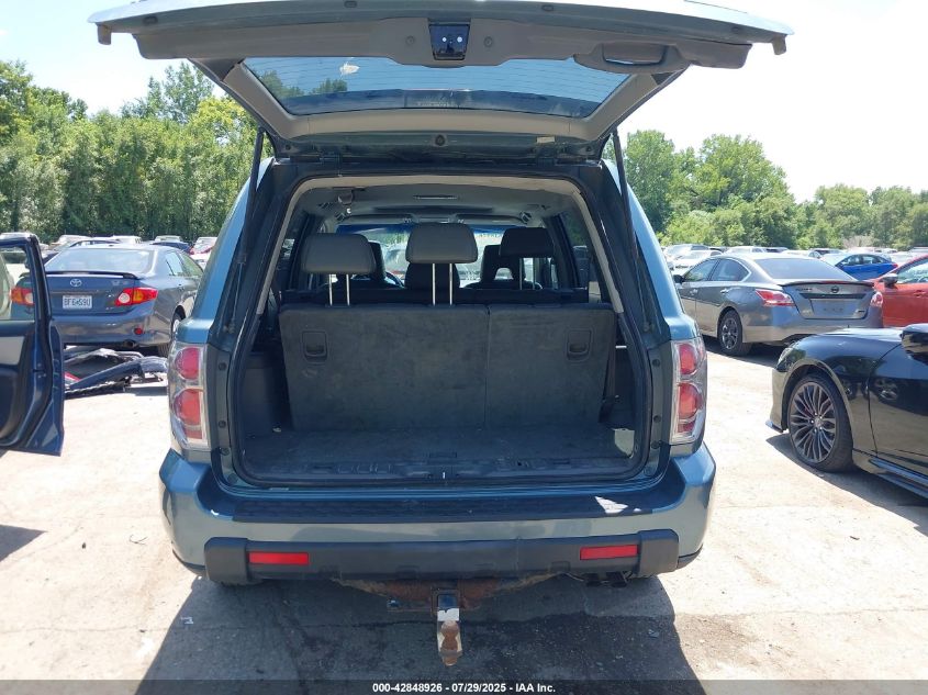 2007 Honda Pilot Ex-L VIN: 2HKYF18547H517774 Lot: 42848926