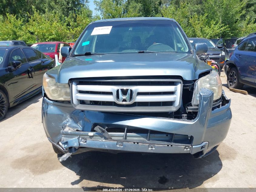 2007 Honda Pilot Ex-L VIN: 2HKYF18547H517774 Lot: 42848926