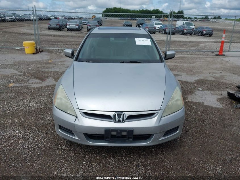 2006 Honda Accord 2.4 Ex VIN: 1HGCM568X6A142033 Lot: 42849574