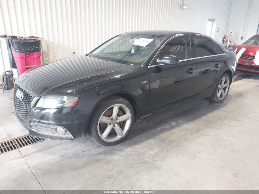 2012 Audi A4 2.0T Premium VIN: WAUFFAFL0CA070285 Lot: 42849769