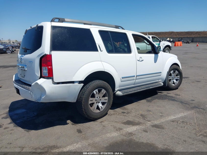 2012 Nissan Pathfinder Silver VIN: 5N1AR1NB7CC600250 Lot: 42849853