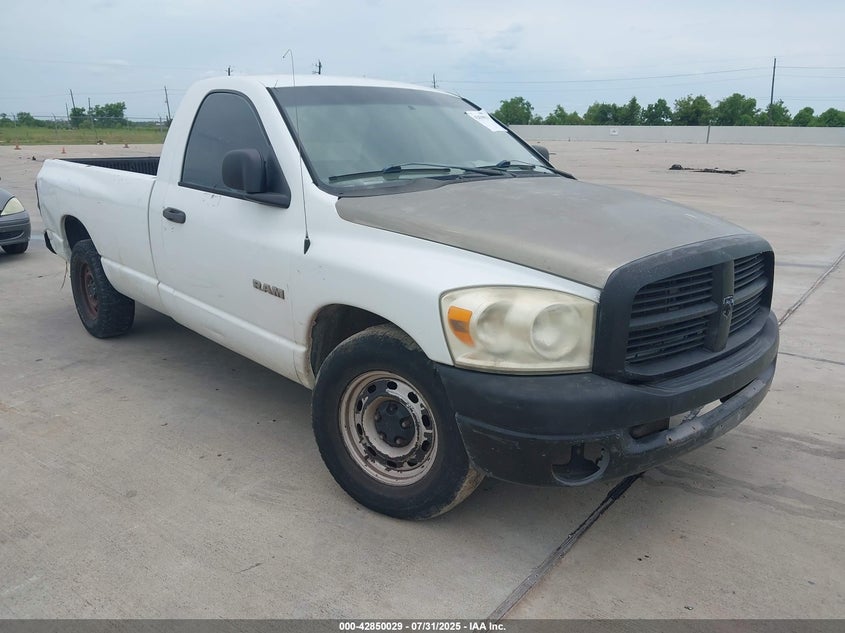 1D7HA16N88J221110 2008 Dodge Ram 1500 St/Sxt auction photo 1