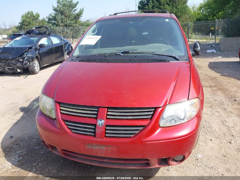 2007 Dodge Grand Caravan Sxt VIN: 2D4GP44L07R155639 Lot: 42850325