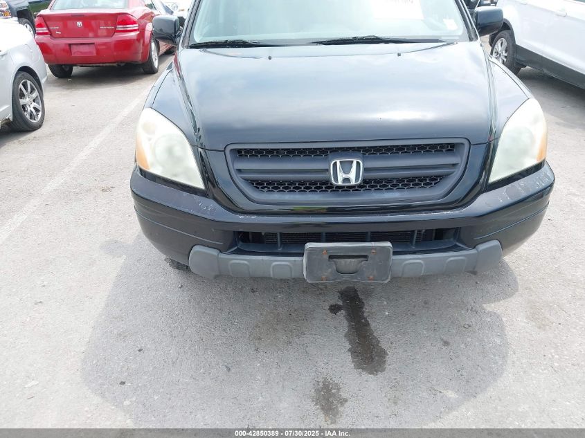 2003 Honda Pilot Ex-L VIN: 2HKYF18643H566153 Lot: 42850389