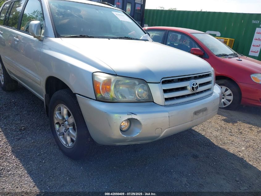 2006 Toyota Highlander V6 VIN: JTEEP21A160180808 Lot: 42850409