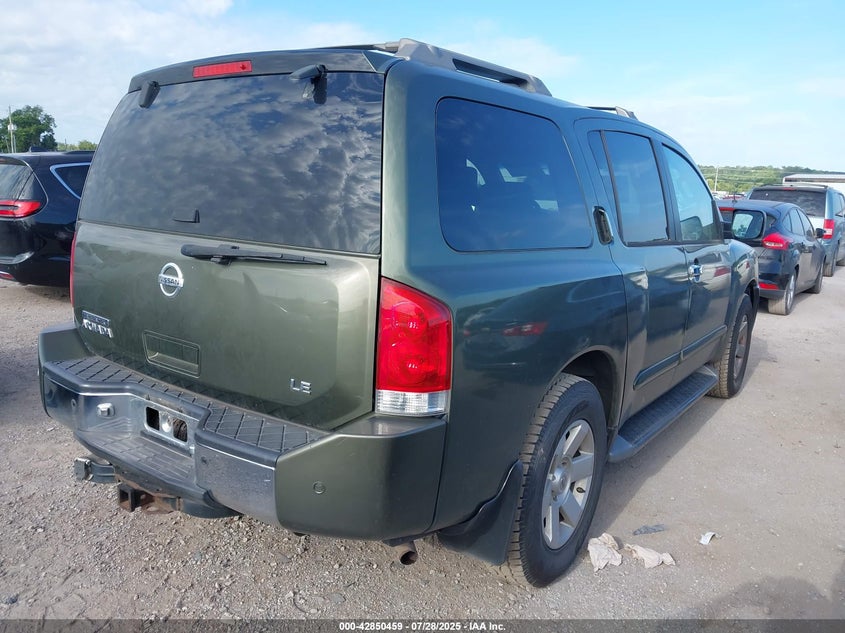 2004 Nissan Pathfinder Armada Le VIN: 5N1AA08B24N706933 Lot: 42850459