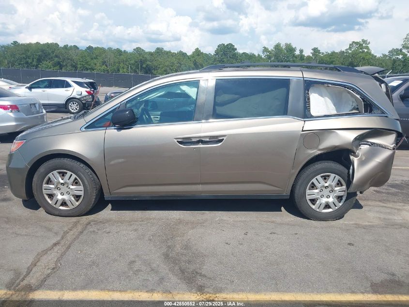 2013 Honda Odyssey Lx VIN: 5FNRL5H24DB076183 Lot: 42850552