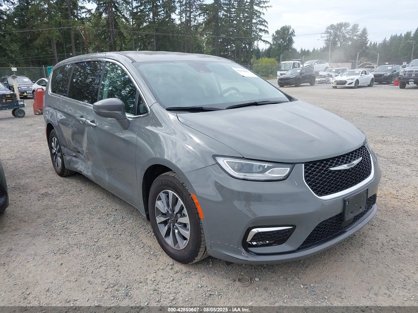 2C4RC1L72NR161265 2022 Chrysler Pacifica 3.6 Hybrid Touring L Grey