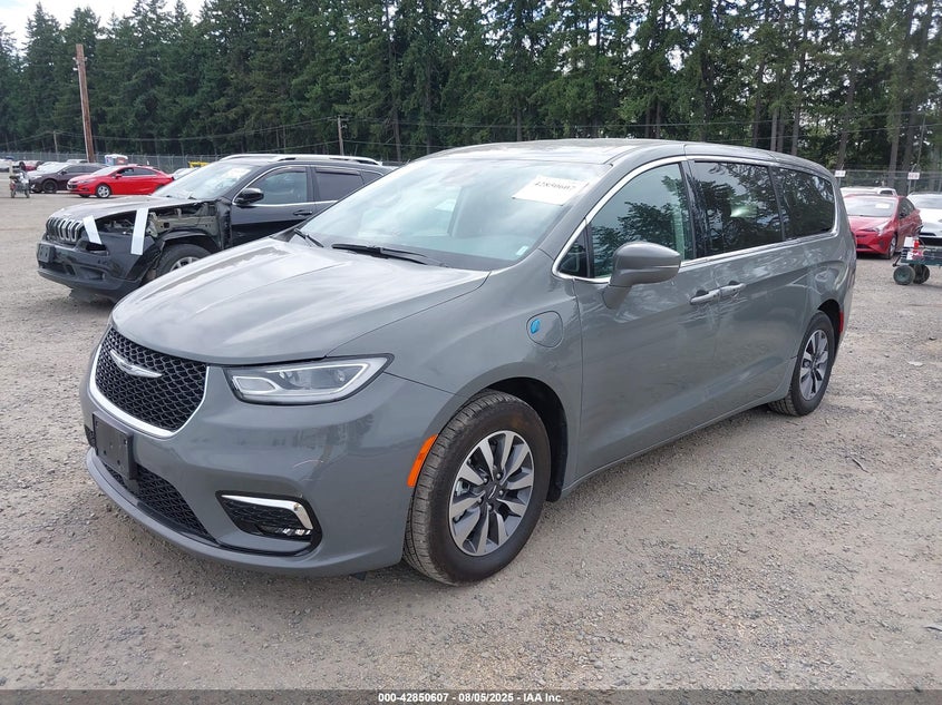 2022 Chrysler Pacifica 3.6 Hybrid Touring L Grey Lot 111042850607 Vin 2C4RC1L72NR161265