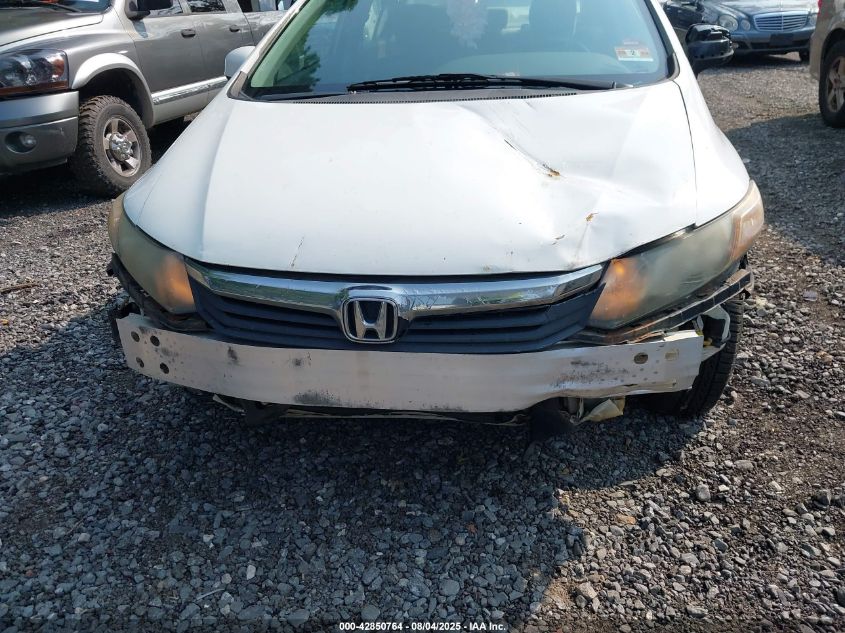 2012 Honda Civic Lx VIN: 2HGFB2F53CH327223 Lot: 42850764