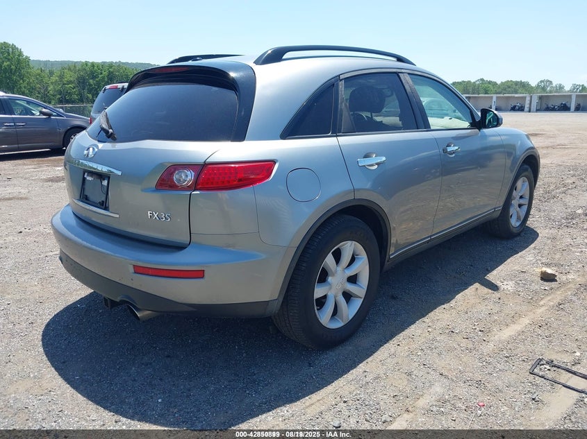 JNRAS08W45X214902 2005 INFINITI FX photo no. 4