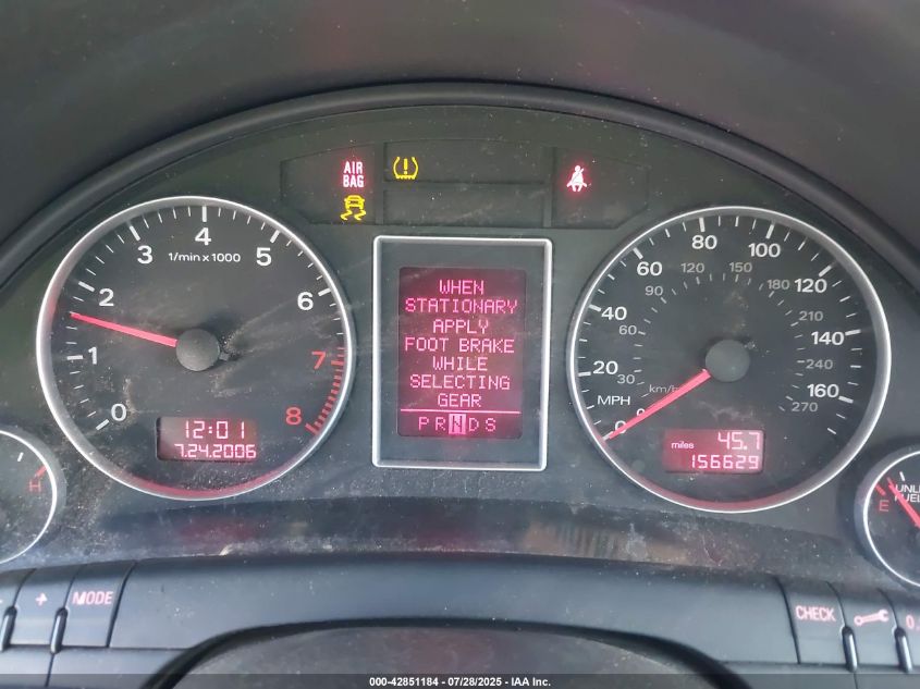 2008 Audi A4 2.0T VIN: WAUDF78E58A049268 Lot: 42851184