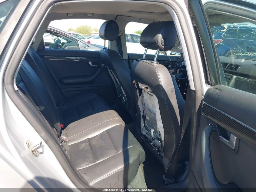 2008 Audi A4 2.0T VIN: WAUDF78E58A049268 Lot: 42851184