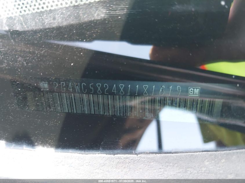 2008 Buick Lacrosse Cx VIN: 2G4WC582481181619 Lot: 42851971