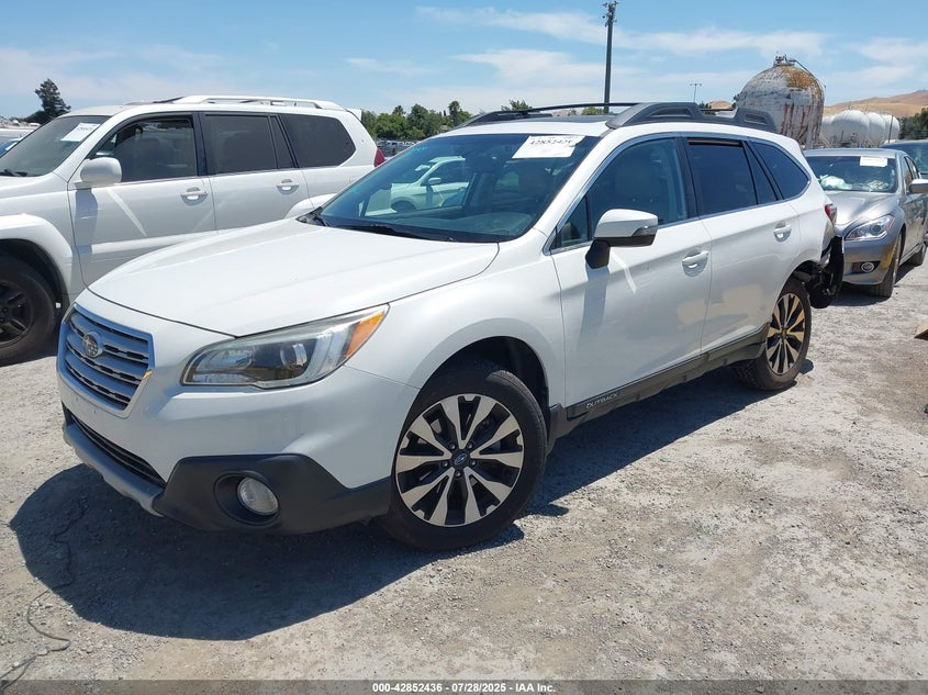 Vin: 4s4bsanc7g3225256, lot: 43346013, subaru outback 2.5i limited 20162