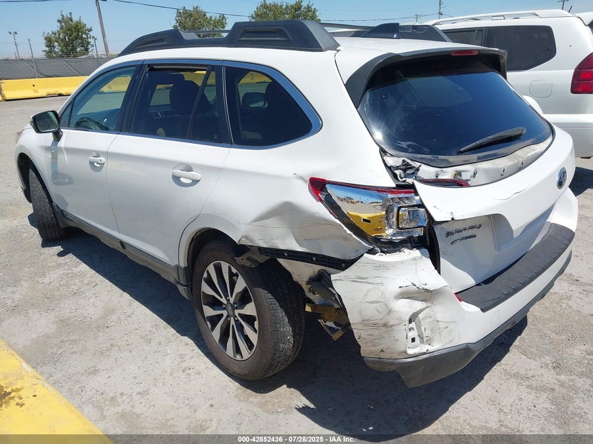 Vin: 4s4bsanc7g3225256, lot: 43346013, subaru outback 2.5i limited 20163