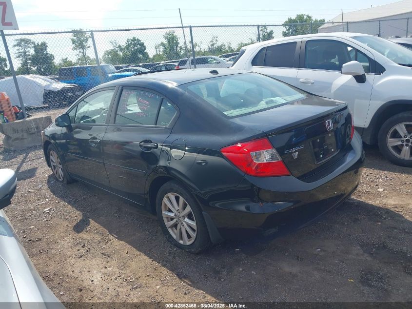 2012 Honda Civic Ex VIN: 2HGFB2F85CH577766 Lot: 42852468