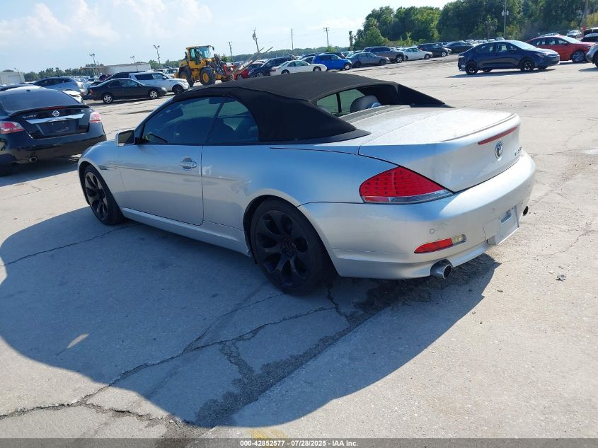 2005 BMW 645Ci VIN: WBAEK73405B326512 Lot: 42852577