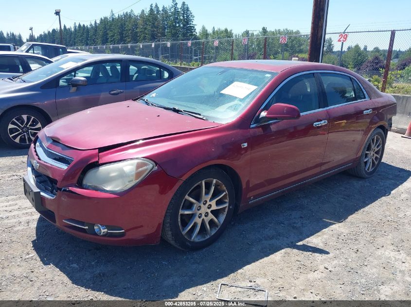2008 Chevrolet Malibu Ltz red sedan gasoline 1G1ZK57708F176548 photo #3
