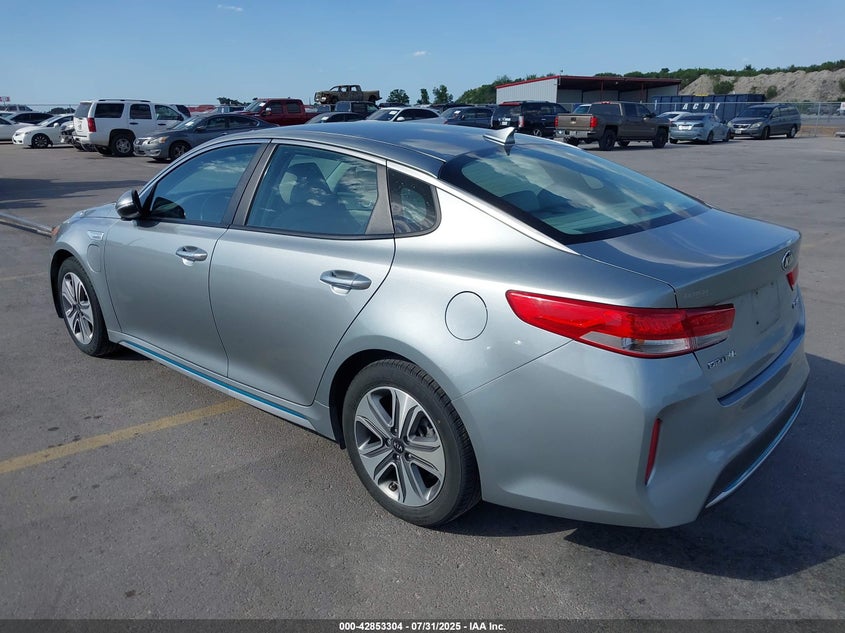 Vin: knagv4ld8h5016934, lot: 43346881, kia optima plug-in hybrid ex 20173