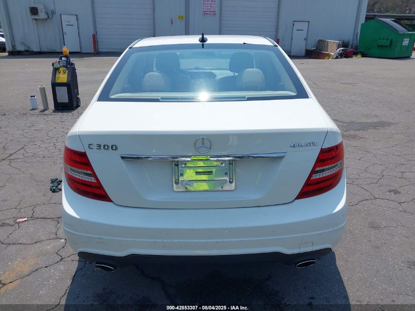 2012 Mercedes-Benz C 300 Luxury 4Matic/Sport 4Matic VIN: WDDGF8BB2CR199665 Lot: 42853307