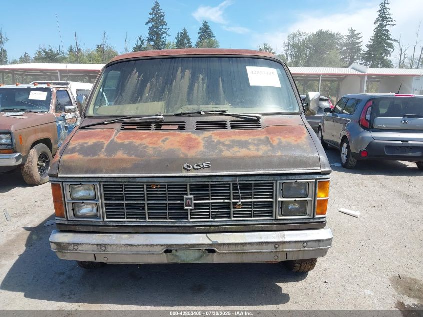 1995 Dodge Fargo VIN: B25JT9X198722 Lot: 42853405