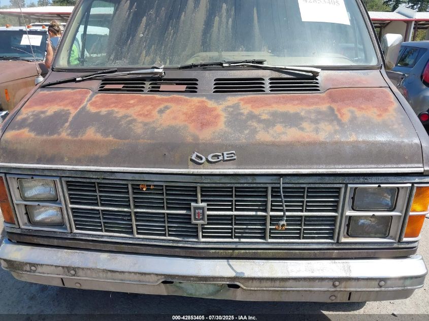 1995 Dodge Fargo VIN: B25JT9X198722 Lot: 42853405