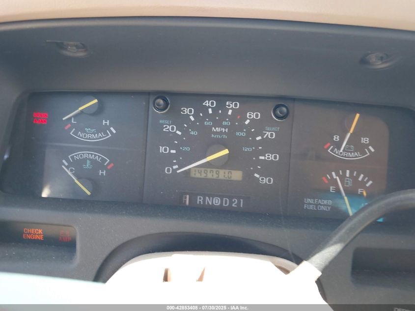 1995 Ford Aerostar VIN: 1FMCA11U1SZC14703 Lot: 42853408