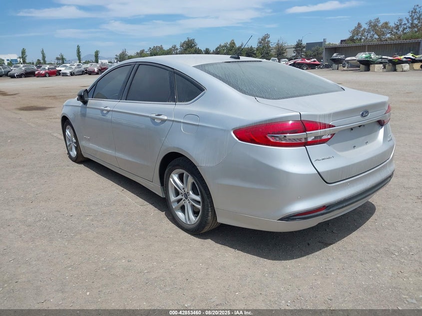 Vin: 3fa6p0lu0jr153991, lot: 43347038, ford fusion hybrid se 20183