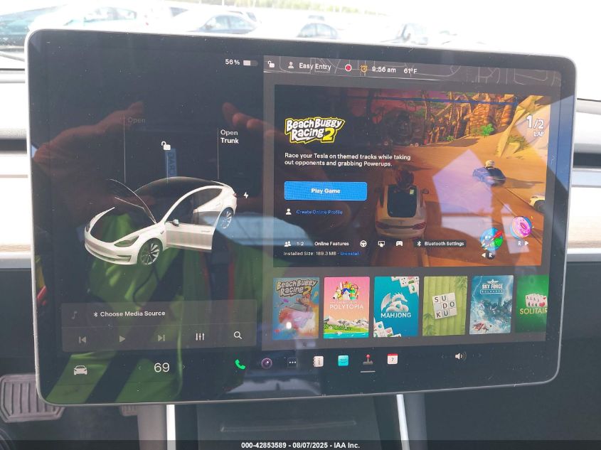 2020 Tesla Model 3 Performance Dual Motor All-Wheel Drive VIN: 5YJ3E1EC2LF627456 Lot: 42853589