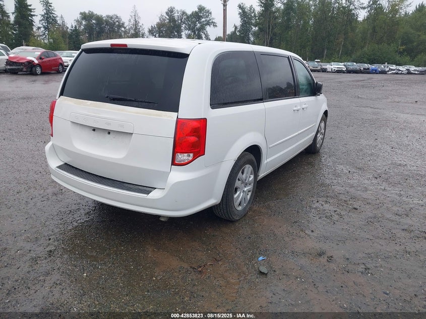 Vin: 2c4rdgbg2fr641633, lot: 43347400, dodge grand caravan se 20154