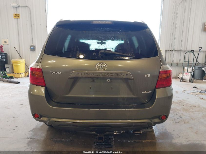 2008 Toyota Highlander Sport VIN: JTEES43A182079086 Lot: 42854121