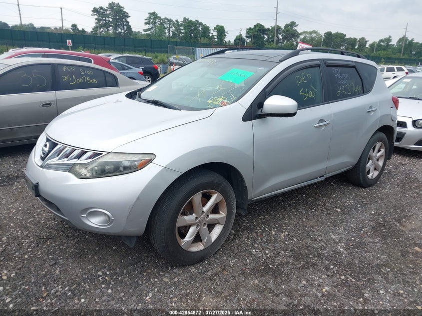 2009 Nissan Murano Sl VIN: JN8AZ18W49W150913 Lot: 42854872