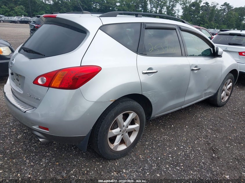 2009 Nissan Murano Sl VIN: JN8AZ18W49W150913 Lot: 42854872