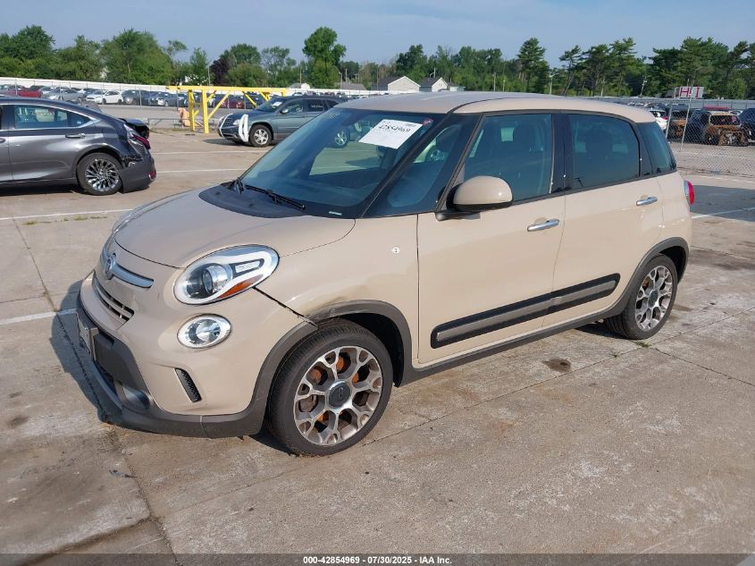 2014 Fiat 500L Trekking VIN: ZFBCFADH9EZ019203 Lot: 42854969
