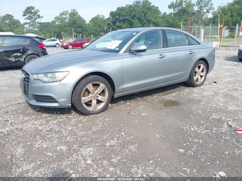2012 Audi A6 2.0T Premium VIN: WAUDFAFC2CN100676 Lot: 42855097