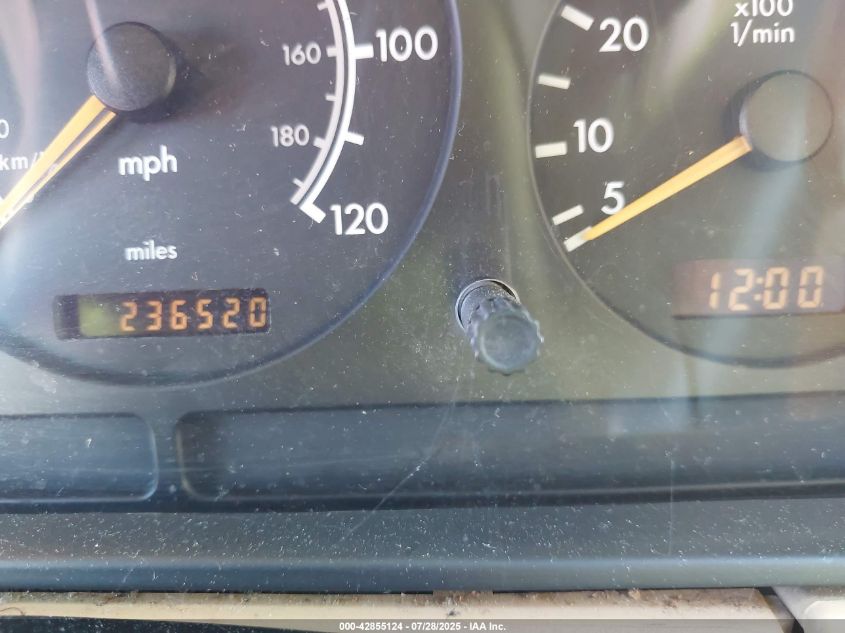 1998 Mercedes-Benz Ml 320 Classic VIN: 4JGAB54E5WA001628 Lot: 42855124