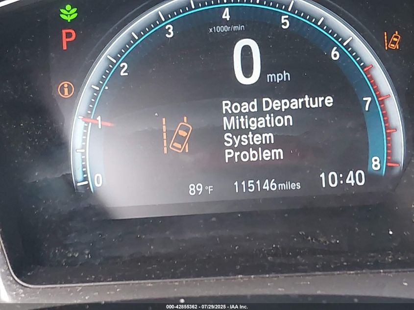 2018 Honda Civic Touring VIN: JHMFC1F99JX002995 Lot: 42855362