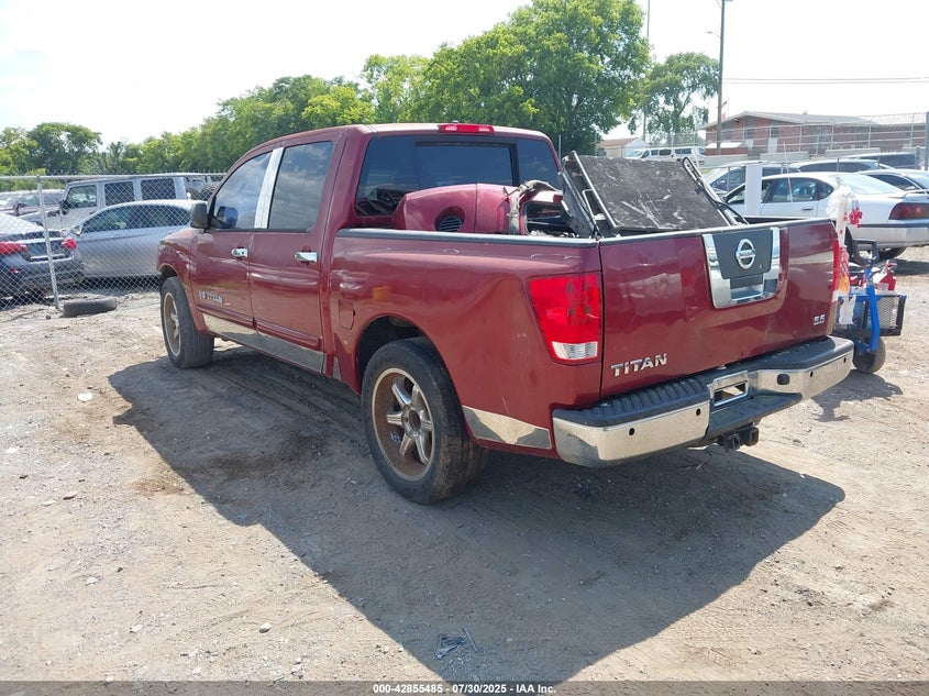 2007 Nissan Titan Xe VIN: 1N6AA07A07N206400 Lot: 42855485