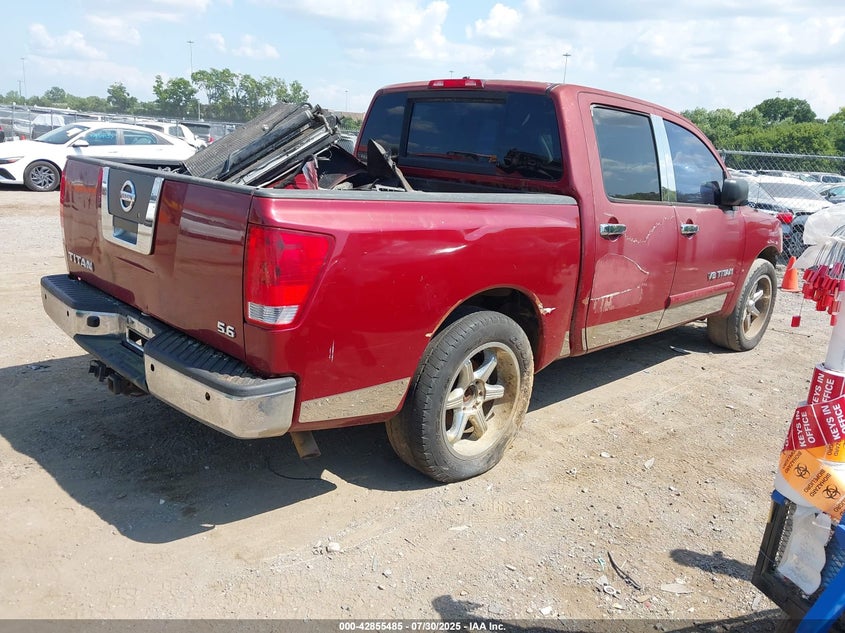 2007 Nissan Titan Xe VIN: 1N6AA07A07N206400 Lot: 42855485