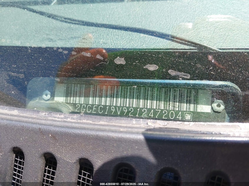 2002 Chevrolet Silverado 1500 Ls VIN: 2GCEC19V921247204 Lot: 42855810