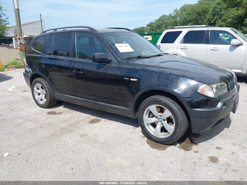 2004 BMW X3 2.5I beige other gasoline WBXPA73464WC43498 photo #1