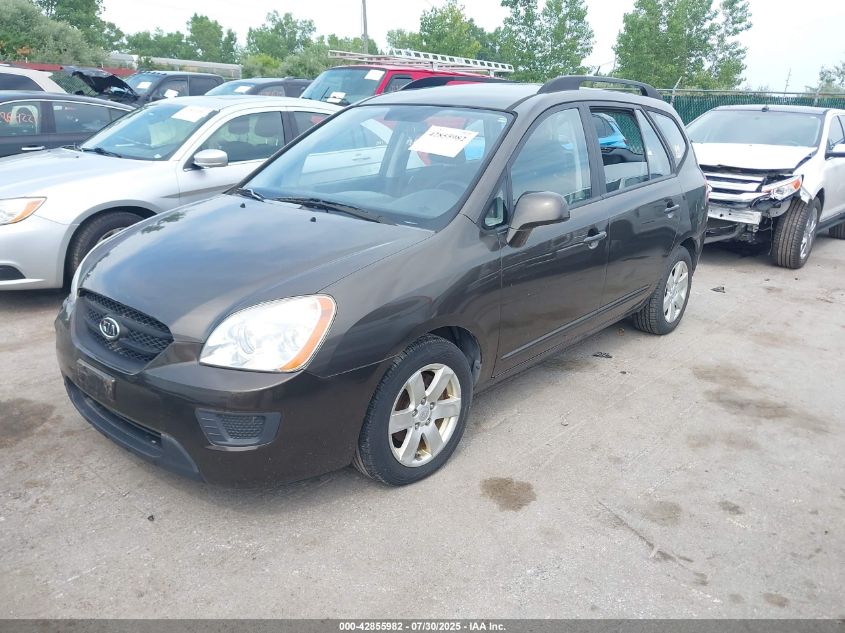 2009 Kia Rondo Lx VIN: KNAFG528897282198 Lot: 42855982