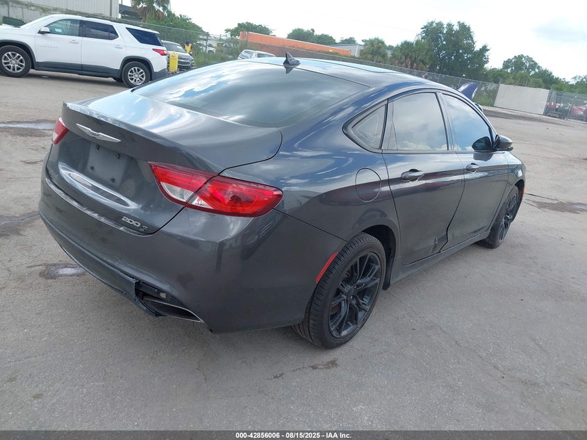Vin: 1c3cccbg5fn706803, lot: 43349591, chrysler 200 s 20154