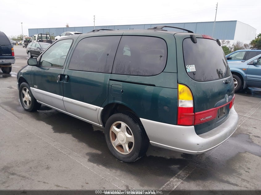 2000 Mercury Villager Sport VIN: 4M2XV12T0YDJ10400 Lot: 42856241