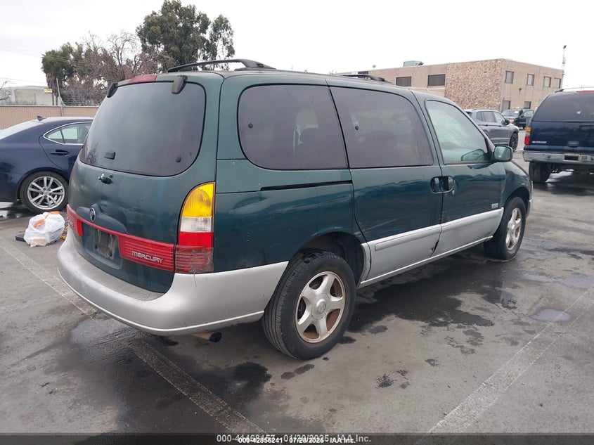 2000 Mercury Villager Sport VIN: 4M2XV12T0YDJ10400 Lot: 42856241