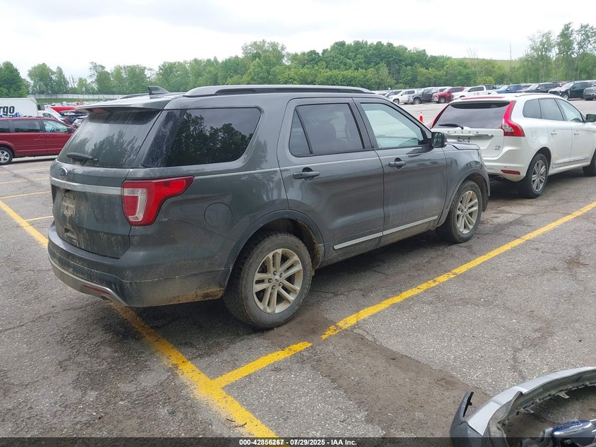 VIN 1FM5K7D80HGC46392 2017 FORD EXPLORER XLT